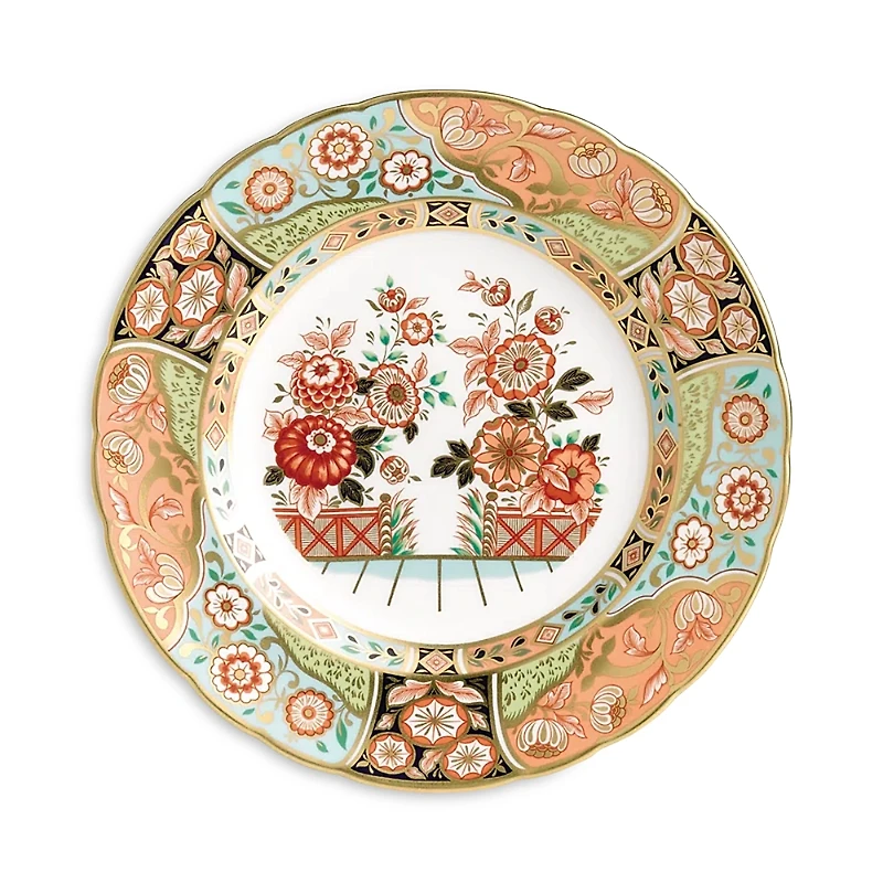 Royal Crown Derby Imari Accent Regency Flower Accent Plate