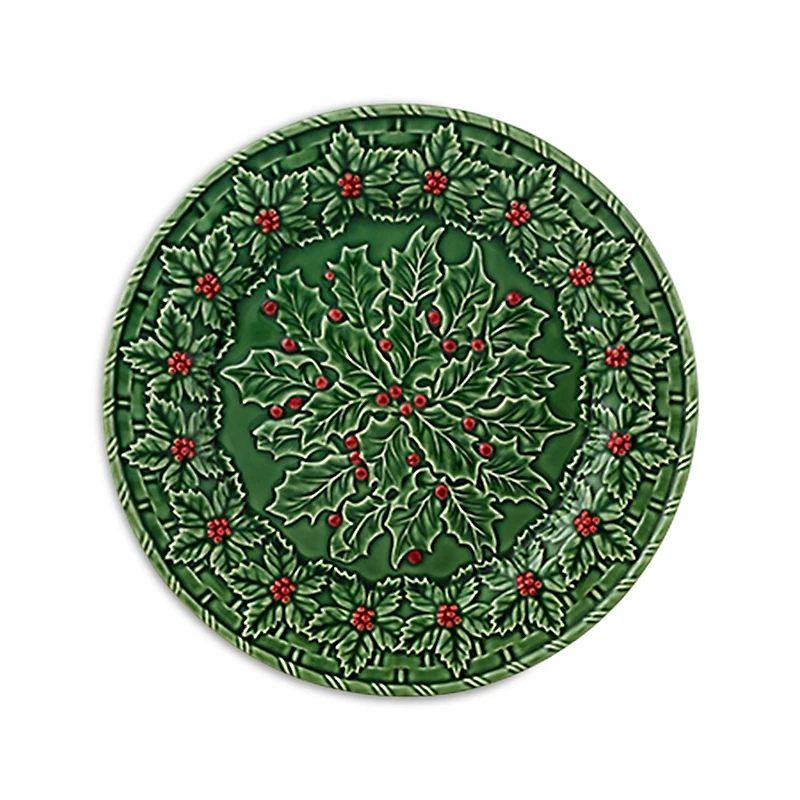 Bordallo Pinheiro Holly Charger Plate