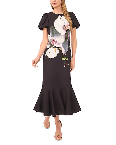 Ted Baker Orchara Puff Sleeve Maxi Dress