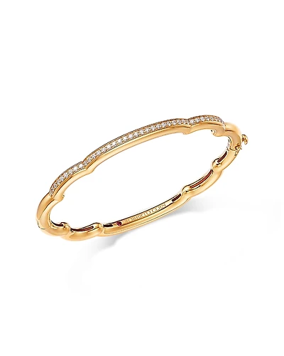 Roberto Coin 18K Gold Cialoma Diamond Cloud Bangle Bracelet