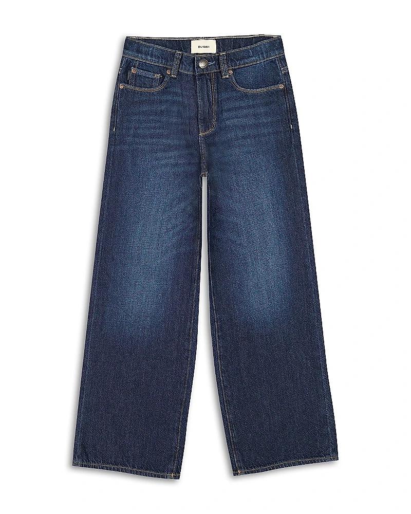 DL1961 Girls' Lily Relaxed Wide Leg Jeans - Little Kid