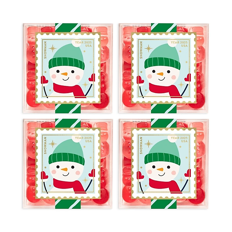 Sugarfina Snowman Gummies Candy, 4 Cubes