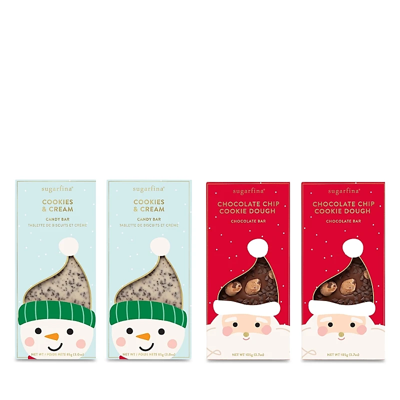 Sugarfina Santa's Favorites Chocolate Bar Bundle