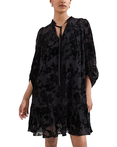 Phase Eight Mila Velvet Burnout Dress