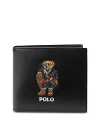 Polo Ralph Lauren Polo Bear Leather Billfold Wallet