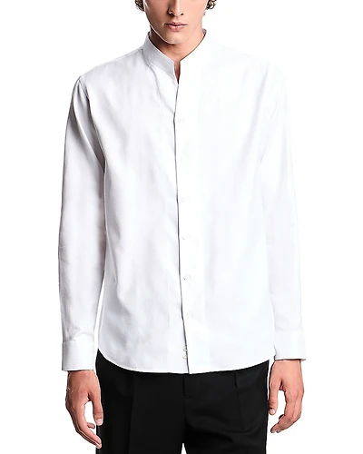 Emporio Armani Textured Cotton Shirt