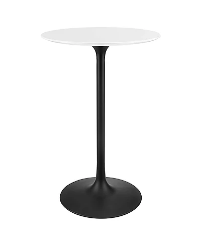 Modway Lippa Round Wood Bar Table