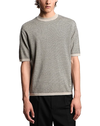 Emporio Armani Virgin Wool Short Sleeve Sweater