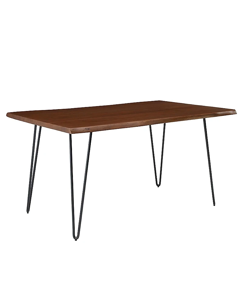 Modway Ardor 60 Live Edge Acacia Wood Dining Table
