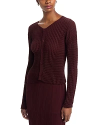 Issey Miyake Spongy Cardigan Sweater