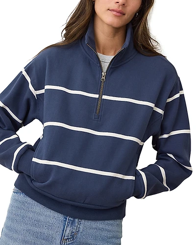 Marine Layer Cloud 9 Fleece Half Zip Sweatshirt