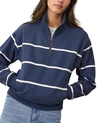 Marine Layer Cloud 9 Fleece Half Zip Sweatshirt