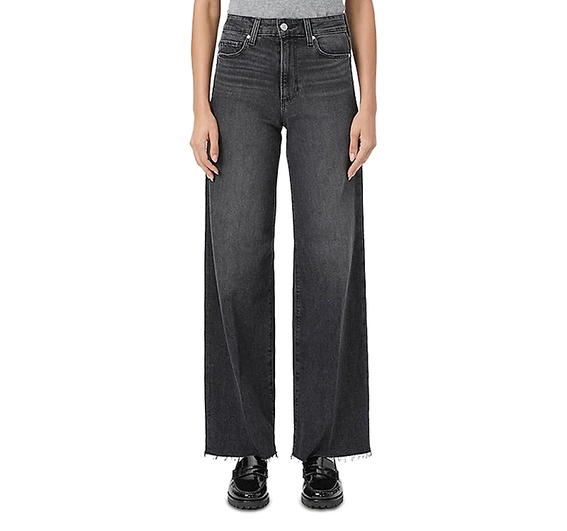 Paige Anessa High Rise Wide Leg Jeans