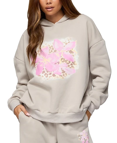 Edikted Wild Petal Hoodie