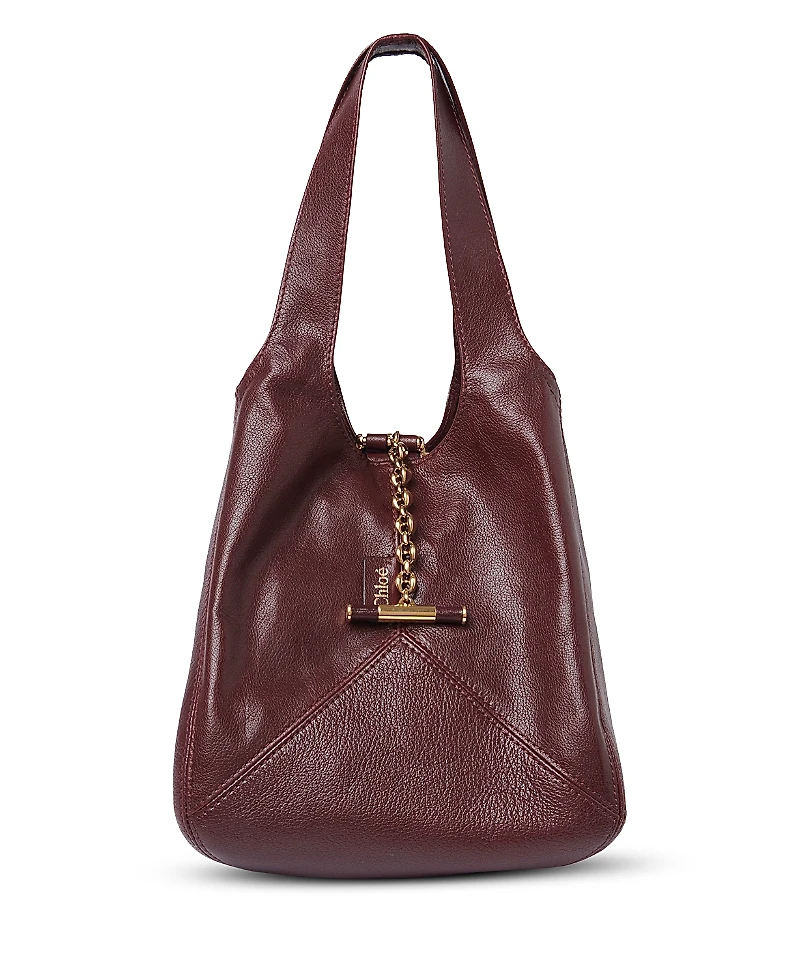Chloe Balloon Small Leather Hobo Bag