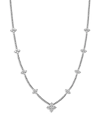 Bloomingdale's Fine Collection Luxe Collection Diamond Clover Station Necklace