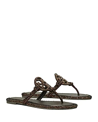 Tory Burch Women's Miller Knotted Crystal Sandal