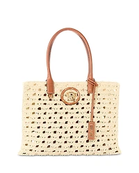 Versace La Medusa Crocheted Tote