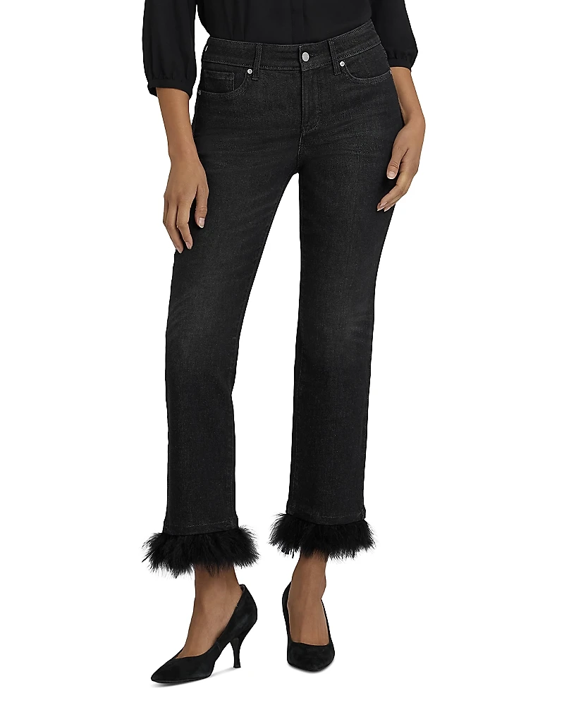 Nydj Marilyn High Rise Ankle Straight Jeans