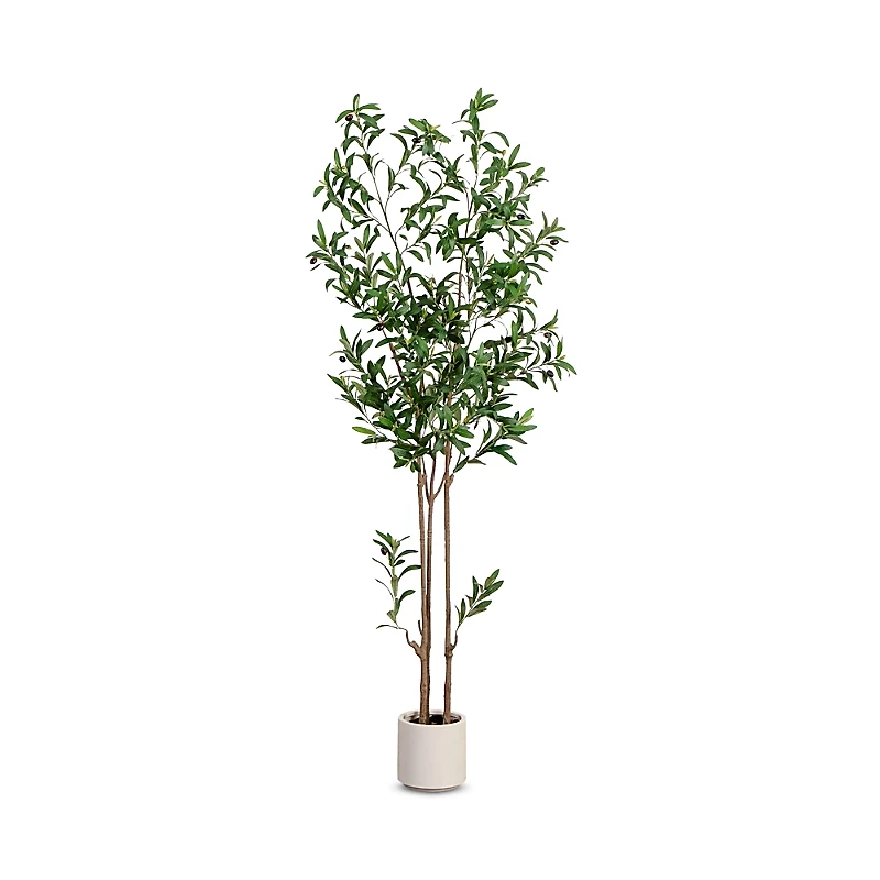Nearly Natural 6' Artificial Minimalist Olive Tree