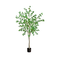 Nearly Natural 7' Artificial Maple Tree