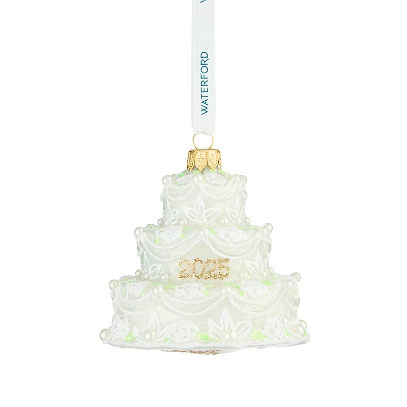 Waterford Holiday Heirlooms Our First Cake 2025 Ornament
