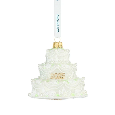 Waterford Holiday Heirlooms Our First Cake 2025 Ornament