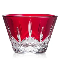 Waterford Lismore Red Votive Candle Holders, Set of 2