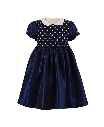 Rachel Riley Girls' Taffeta Smocked Dress - Little Kid, Big Kid