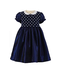 Rachel Riley Girls' Taffeta Smocked Dress - Little Kid, Big Kid