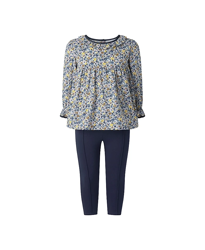 Rachel Riley Girls' Floral Blouse and Legging Set - Little Kid, Big Kid