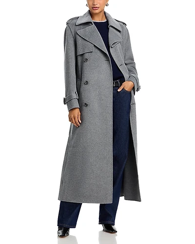 Simkhai Rumi Double Breasted Long Coat