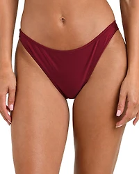 L'Agence Jean Shimmer Scoop Front Bikini Bottom