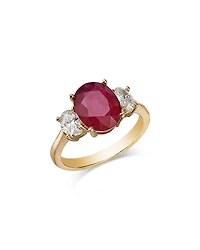 Bloomingdale's Ruby & Diamond Ring