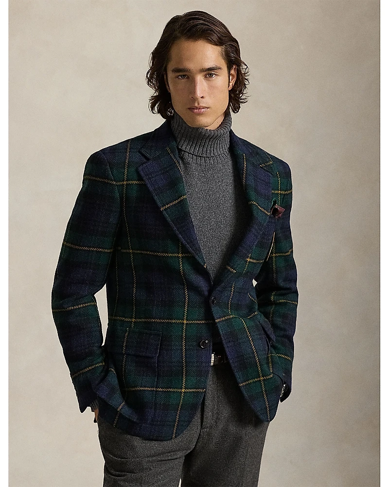 Polo Ralph Lauren The RL67 Plaid Wool Tweed Jacket