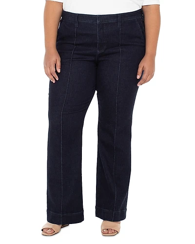 Liverpool Los Angeles Plus Pintuck Bootcut Pants