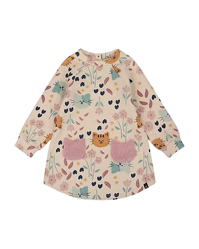 Deux par Girls' Glittering French Terry Dress - Baby