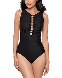 Miraclesuit Razzle Dazzle Swizzle One Piece Swimsuit