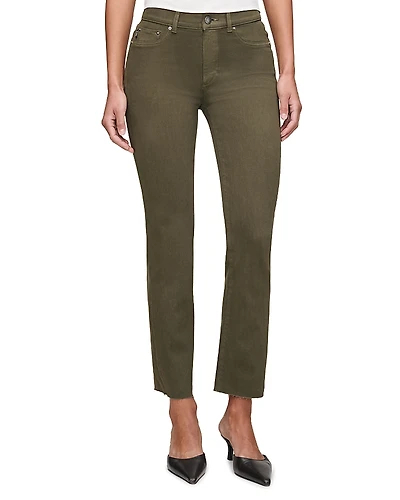 DL1961 Mara Mid Rise Instasculpt Ankle Straight Jeans