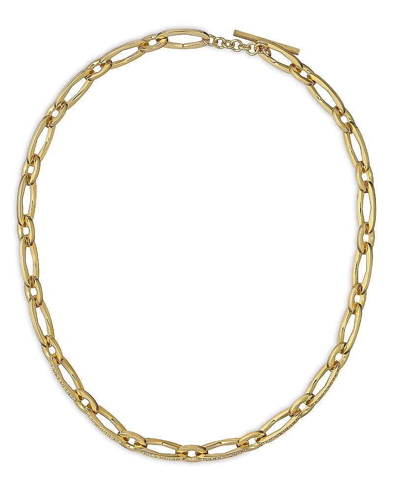 Ted Baker Pave Link Collar Necklace, 16.14