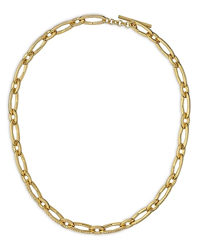Ted Baker Pave Link Collar Necklace, 16.14