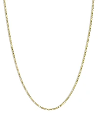 Zoe Lev 14K Yellow Gold Fine Figaro Link Chain Necklace, 18