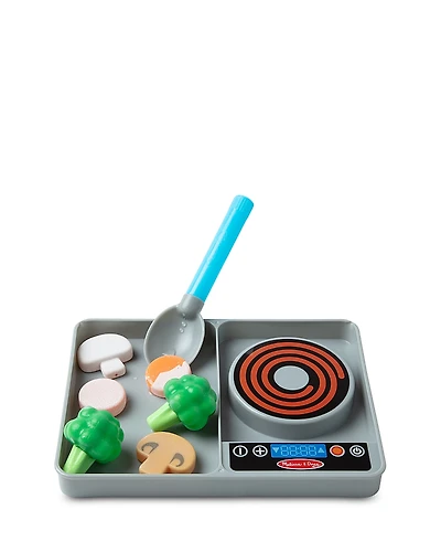 Melissa & Doug Simmer & Stir Stove Top Play Set - Ages 3-7