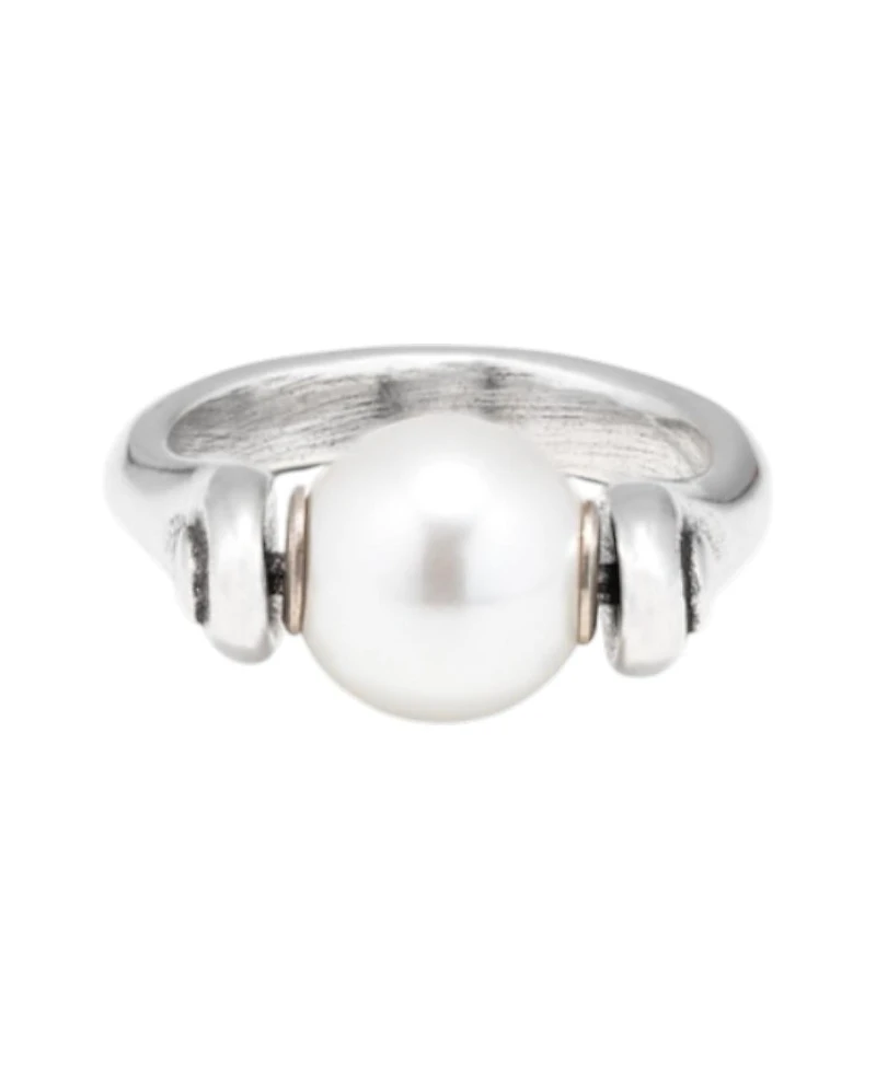 UNOde50 Silver Pearl Accent Ring