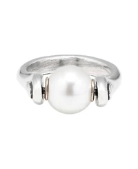 UNOde50 Silver Pearl Accent Ring