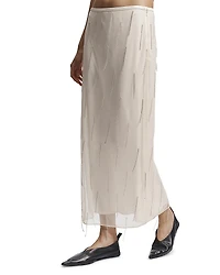 Saint Art Billie Embellished Maxi Skirt