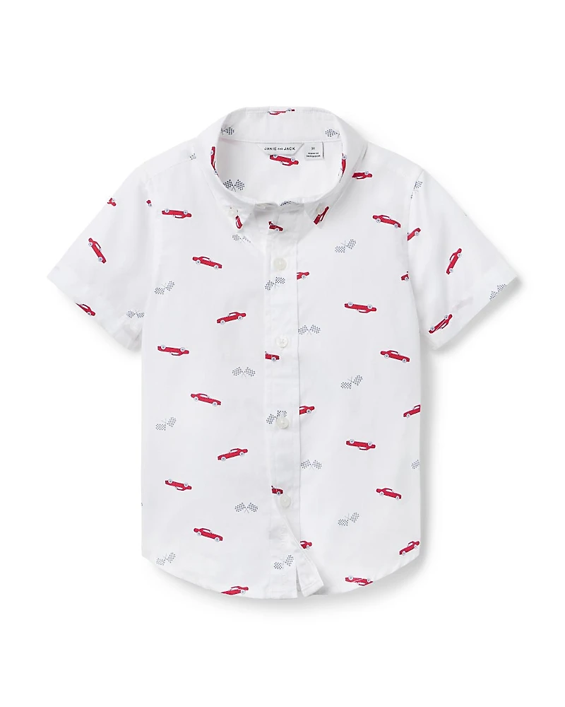 Janie and Jack Boys' The Poplin Shirt - Baby, Little Kid, Big Kid