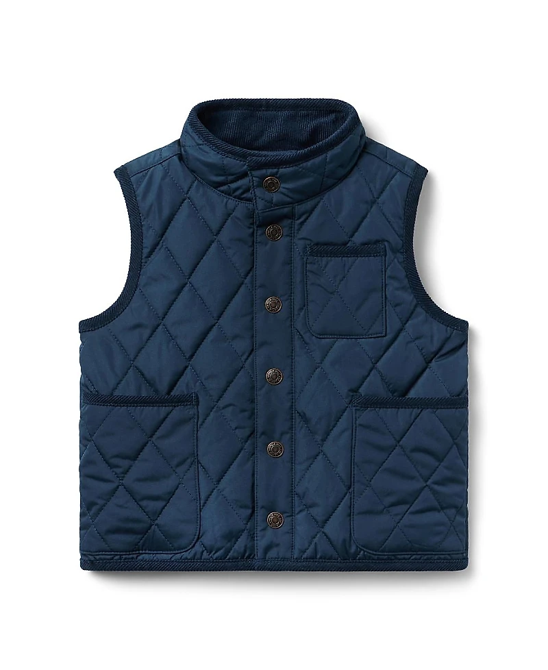 Janie and Jack Boys' The Quilted Vest - Little Kid, Big Kid