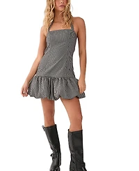 Nasty Gal Structured Puffball Bandeau Mini Dress