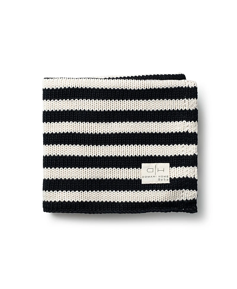 Domani Home Iconic Stripe Knit Baby Blanket